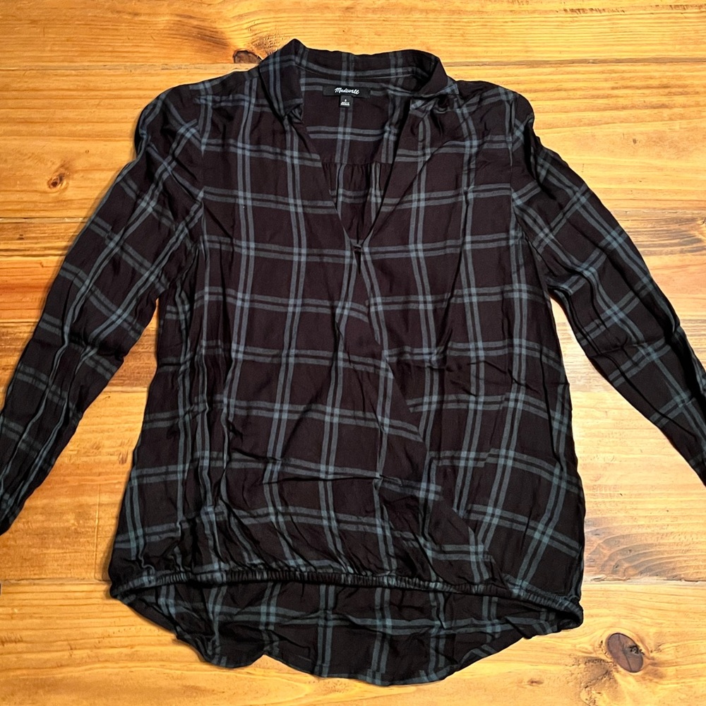 Madewell plaid shirt